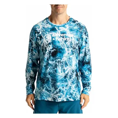 Adventer & fishing Horgászpóló Functional UV Shirt Stormy Sea