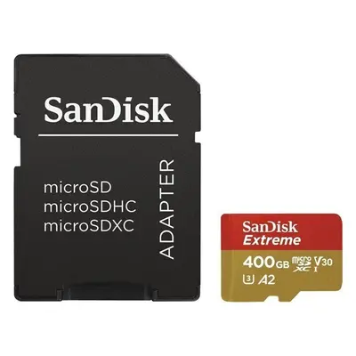 SanDisk Extreme microSDXC GB SDSQXA1-400G-GN6MA Micro SDXC GB Memóriakártya