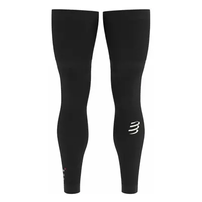 Compressport Full Legs Black Futó lábmelegítők