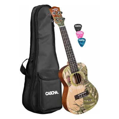 Cascha HH Art Series Leafy Koncert ukulele