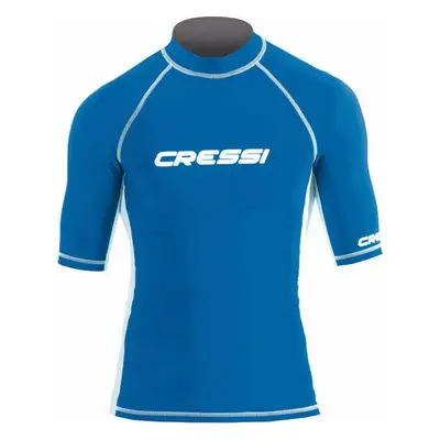 Cressi Rash Guard Man Short Sleeve Ing Blue