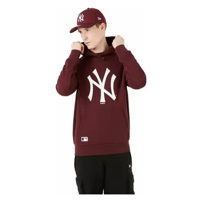 New York Yankees MLB Seasonal Team Logo Red Wine/White Póló