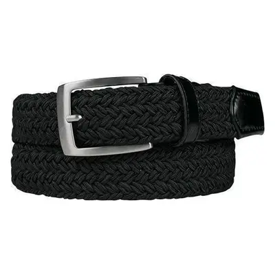 Alberto Basic Braided Mens Black cm Szalag