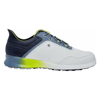 Footjoy Stratos White/Navy/Green Férfi golfcipők