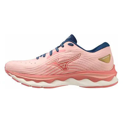 Mizuno Wave Sky Peach Bud/Vaporous Gray/Estate Blue Utcai futócipők