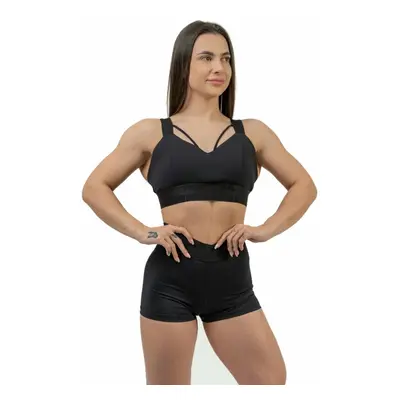 Nebbia Padded Sports Bra INTENSE Iconic Black Fitness fehérnemű