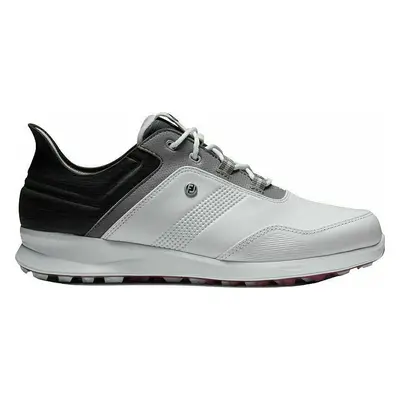 Footjoy Statos White/Black/Pink Női golfcipők