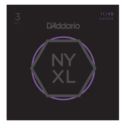 D'Addario NYXL1149-3P Elektromos gitárhúrok