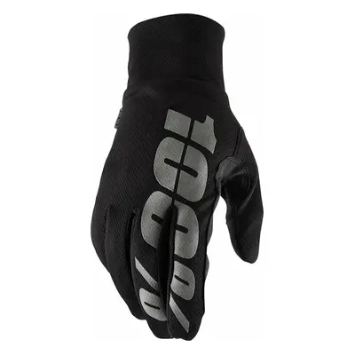 100% Hydromatic Brisker Gloves Black Kesztyű kerékpározáshoz