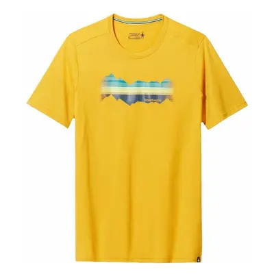 Smartwool Mountain Horizon Graphic Short Sleeve Tee Honey Gold Póló