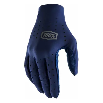 100% Sling Womens Bike Gloves Navy Kesztyű kerékpározáshoz