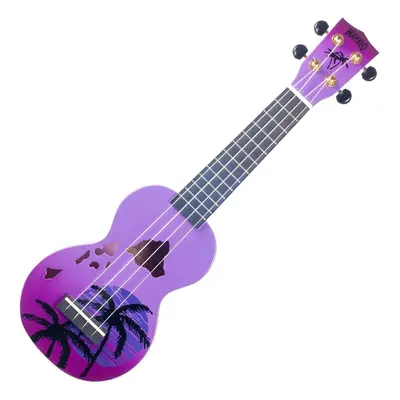 Mahalo Hawaii Hawaii Purple Burst Szoprán ukulele