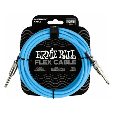 Ernie Ball Flex Instrument Cable Straight/Straight m Egyenes - Egyenes Hangszórókábel