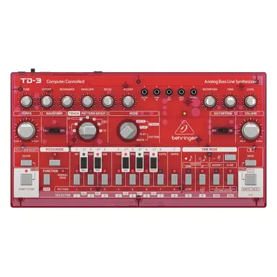 Behringer TD-3 Szintetizátor Transparent Red