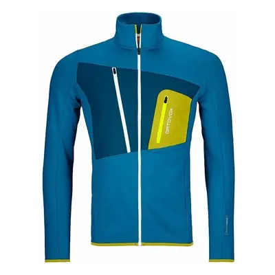 Ortovox Fleece Grid Jacket Heritage Blue Pulóver