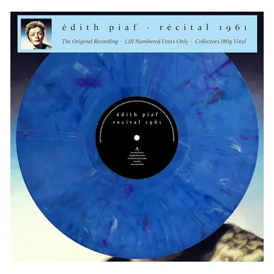 Edith Piaf - Récital (Limited Edition) (Numbered) (Reissue) (Blue Marbled Coloured) (LP)