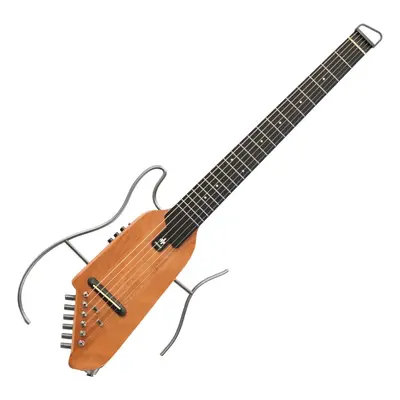 Donner HUSH-I Mahogany Natural Headless gitár