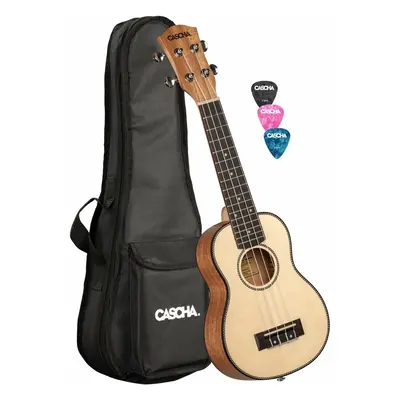 Cascha HH 2148L Natural Szoprán ukulele