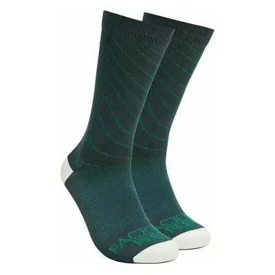 Oakley Factory Pilot MTB Crew Sock Hunter Green Kerékpáros zoknik