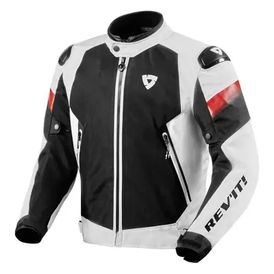 Rev'it! Jacket Control Air H2O White/Black Textildzseki