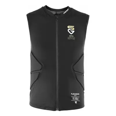 Dainese Flexagon Mens Waistcoat Black/Gold Védőfelszerelés