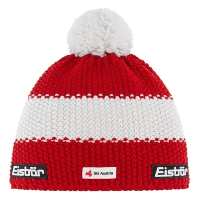 Eisbär Star Pompon SKA Beanie Red/White/Red Sapka