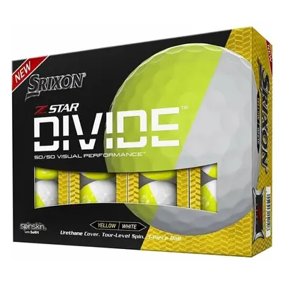 Srixon Z-Star Divide Golf Balls White/Tour Yellow Golflabda