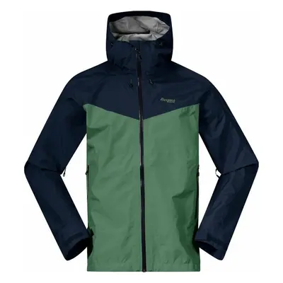 Bergans Skar Light 3L Shell Men Dzseki Dark Jade Green/Navy Blue