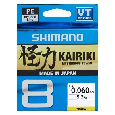 Shimano Fishing Kairiki Yellow 0,10 mm m 6,5 kg Fonott zsinór