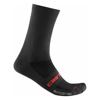 Castelli Re-Cycle Thermal Sock Black 2XL Kerékpáros zoknik