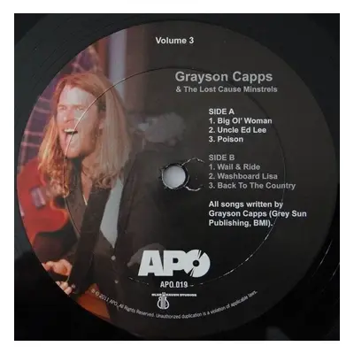 Grayson Capps - Grayson Capps Volume (LP)