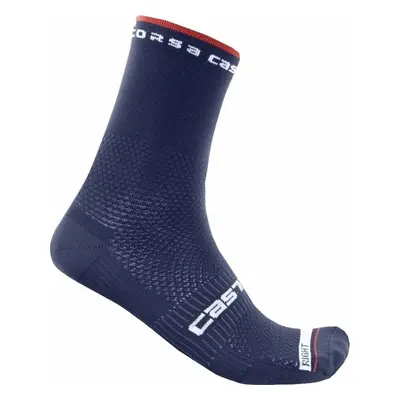 Castelli Rosso Corsa Pro Sock Belgian Blue L/XL Kerékpáros zoknik