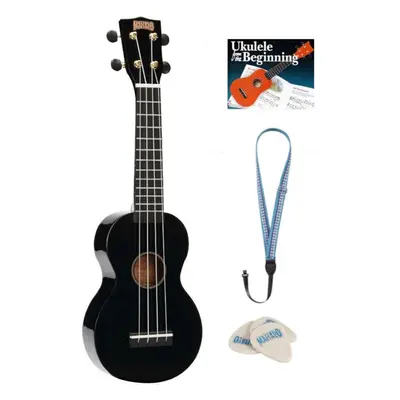 Mahalo MR1-BK SET Black Szoprán ukulele