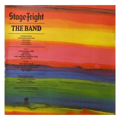 The Band - Stage Fright (Remixed) (LP)