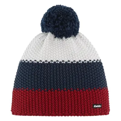 Eisbär Star Pompon Beanie Burgundy/Dark Cobalt/White Sapka