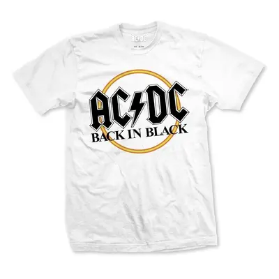 AC/DC Ing Back in Black Unisex White