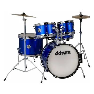 DDRUM D1 Jr 5-Piece Complete Drum Kit Cobalt Blue Gyermek dob