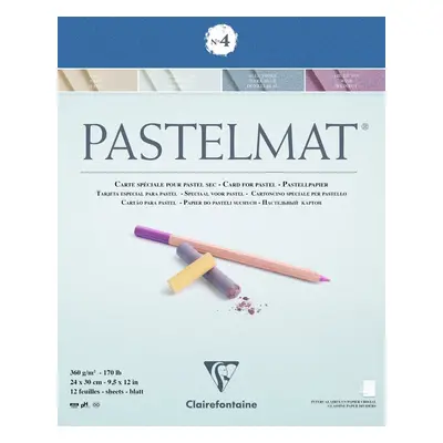 Clairefontaine Pastelmat Glued Pad N4 g Vázlattömb