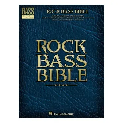 Hal Leonard Rock Bass Bible Kották