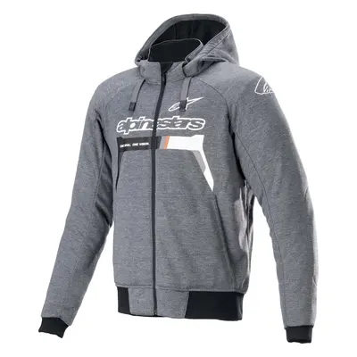 Alpinestars Chrome Ignition Hoodie Melange/Dark Gray/White Textildzseki