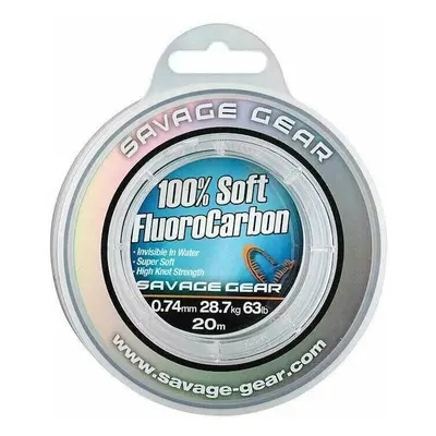 Savage Gear Soft Fluoro Carbon Transparent 0,36 mm m 8,4 kg Zsinór