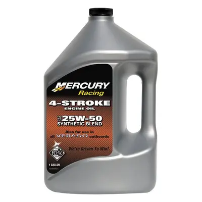 Quicksilver Racing 4-Stroke Marine Oil Synthetic Blend 25W-50 L ütemű csónakmotor olaj