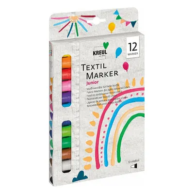 Kreul Textile Marker Set Junior Textil markerek készlete - mm db