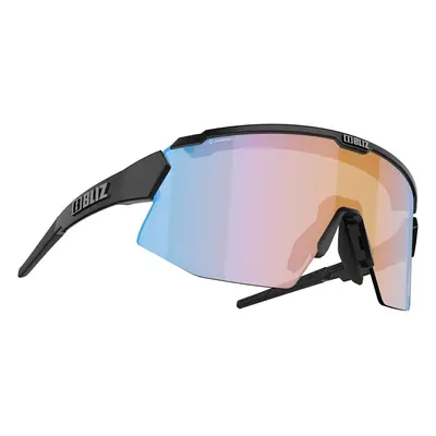 Bliz Breeze 52102-13N Matt Black/Nano Optics Nordic Ligh Coral Orange w Blue Multi Kerékpáros sz