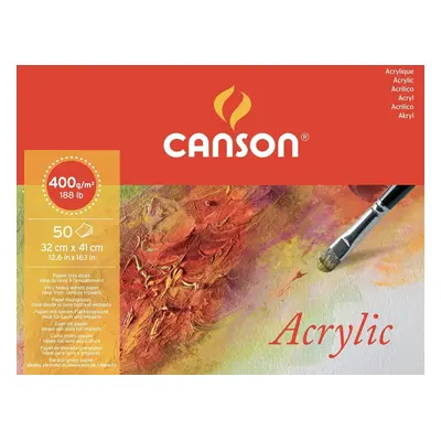 Canson Acrylique Cold Pressed g Natural White Vázlattömb