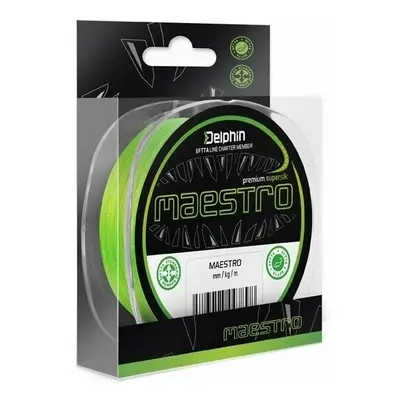 Delphin MAESTRO Fluo Green 0,21 mm m kg Zsinór