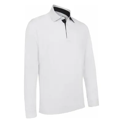 Callaway Mens Long Sleeve Performance Bright White Rövid ujjú póló