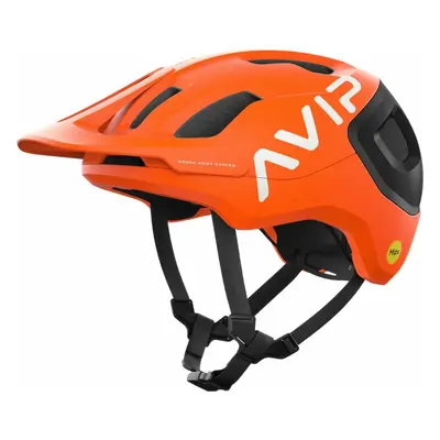 POC Axion Race MIPS Fluorescent Orange AVIP/Uranium Black Matt Kerékpár sisak