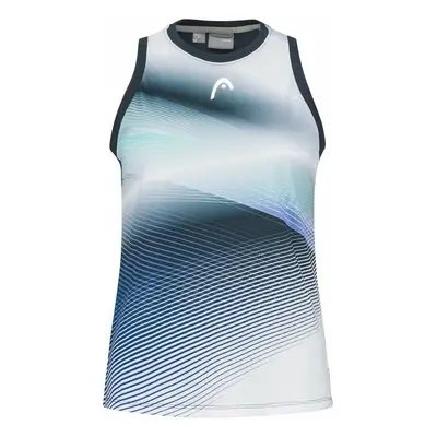 Head Performance Tank Top Women Navy/Print Perf Teniszpóló