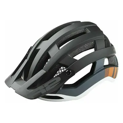 R2 Cross Helmet Black/Gray/White/Orange Kerékpár sisak